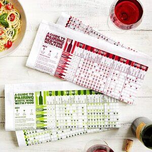 NWT Wine Pairing Towel Set